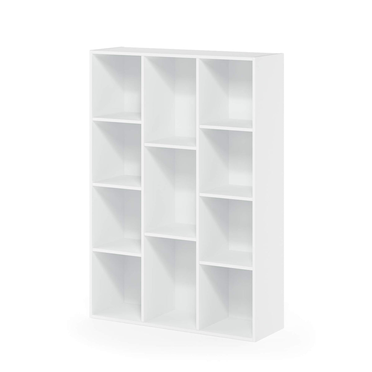 Furinno Luder Bookcase / Book / Storage , 11-Cube, White