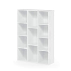 Furinno Luder Bookcase / Book / Storage , 11-Cube, White