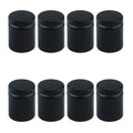 T Tulead 8Pcs Stainless Steel Standoffs Wall Mount Hardware Glass Stand For Store Matte Black Standoff Screws Standoffs Holder 1