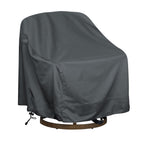 Outdoor Swivel Lounge Chair Cover 1 Pack, Fits To (39' W X 37' D X 38' H) Lawn Patio Chairs, 420D Tear-Resistant, Uv Resistant, Waterproof For Furniture Covers, Gray