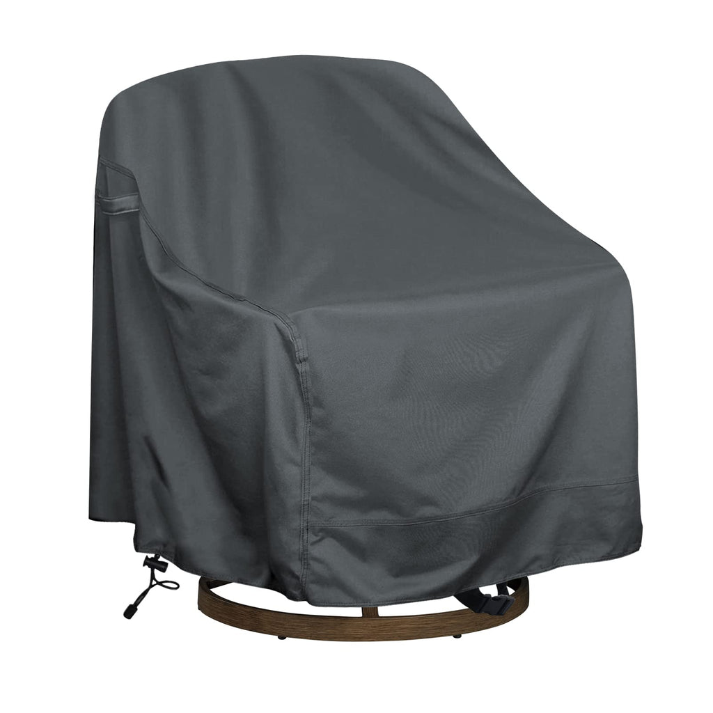 Outdoor Swivel Lounge Chair Cover 2 Pack,Waterproof Heavy Duty Outdoor Chair Covers, (30' W X 34' D X 38.5' H) Patio Furniture Cover For Swivel Patio Lounge Chair,Grey