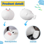 Goylmc Puffer Fish Plush Pillow PH-D8DX-ZYSL White Polyester 19.6 inch