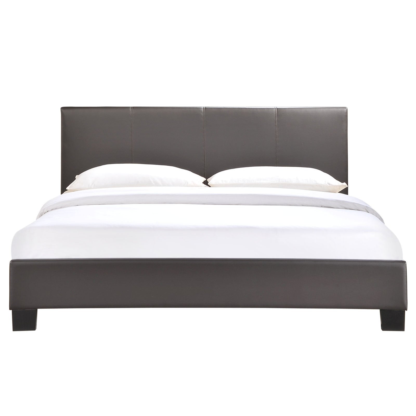 Modway Alex King Vinyl Bed In Brown