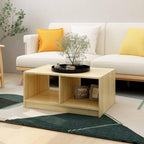 vidaXL Coffee Table 29.5"x19.7"x13.2" Solid Pinewood