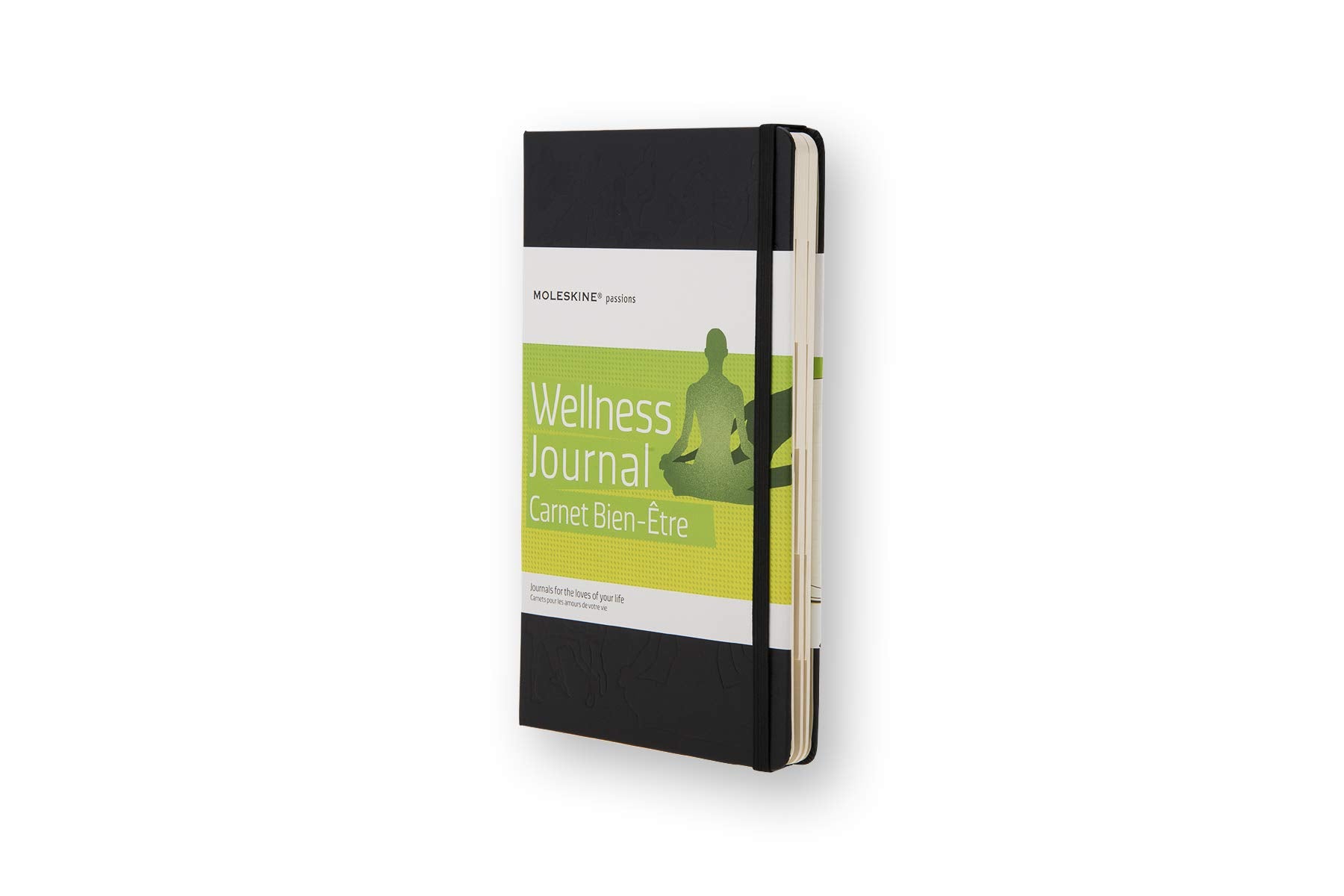 Moleskine Passion Journal, Wellness, Hard Cover, Large (5' X 8.25') Black, 400 Pages