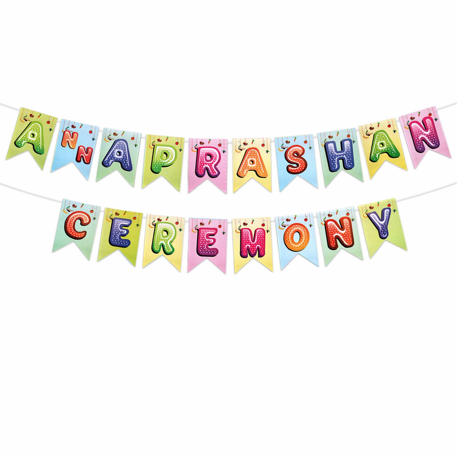 Rozi Decoration Annaprashan Ceremony Banner Decoration Items For Boys, Girls Annaprasana Decorative Hanging Banner Decorations P