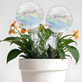 4 Pcs Iridescent Self Watering Globes, Glass Rainbow Plant Watering Globes, Self Watering Planter Insert, Automatic Plant Watere