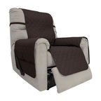 Easy-Going Sofa Slipcover Waterproof Recliner Chair Cover Non-Slip Fabric Couch Cover For Living Room Washable Furniture Protector For Pets Kids Children Dog Cat (Recliner, Chocolate)