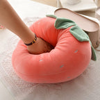 Cute Fruit Kids Pillow Stuffed Strawberry Plush Pillows Super Soft Girls Pillows Cushion Seat For Kids Toys (Pink,13.7'/35Cm)1