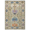 Alora Decor Muse 8' X 10' Gray/Ivory/Gray/Purple/Orange/Blue Hand Knotted Rug