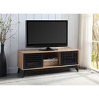Acme Gamaliel Wooden TV Stand in Oak and Espresso