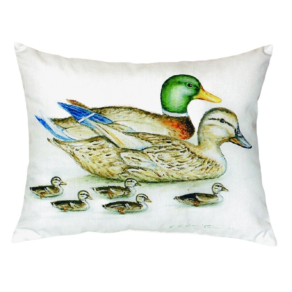 Betsy Drake Nc266 Throw Pillow, 18 Inches X 18 Inches, Multi