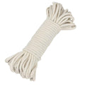 Enenes 65 Feet Craft Rope, 1/4 INCH Braided Rope, Cotton Rope, Clothesline for DIY Rope Basket/Mat as Candle Replacement Wick Se