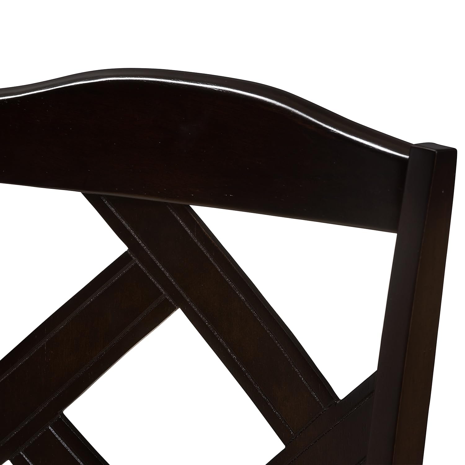 Baxton Studio Ruth Contemporary Fabric Dining Chair, Beige and Dark Brown, 2/Pack (142-2P-8027-HiT)