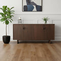 71 Brown Sideboard Soft Close with Four Doors