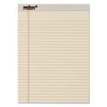 Tops Prism Writing Pads, 8-1/2' X 11-3/4', Legal Rule, Ivory, Perforated, 50 Sheets, 12 Pack (63130)