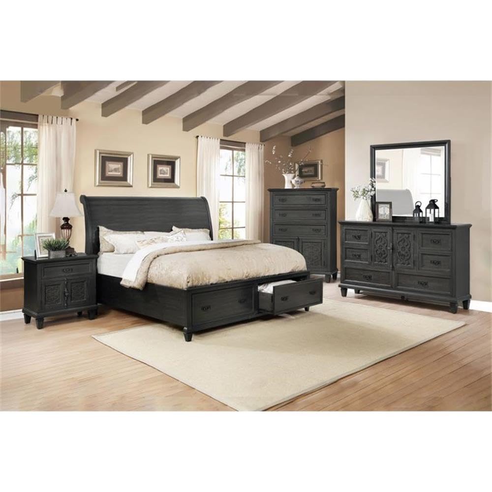 Best Quality Furniture Queen Bed Only Only, Rustic