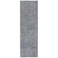 Overstock London Abstract/Tweed Wool Hand-Tufted Rug Black 2'6" X 8' 8' Runner Runner Rectangle