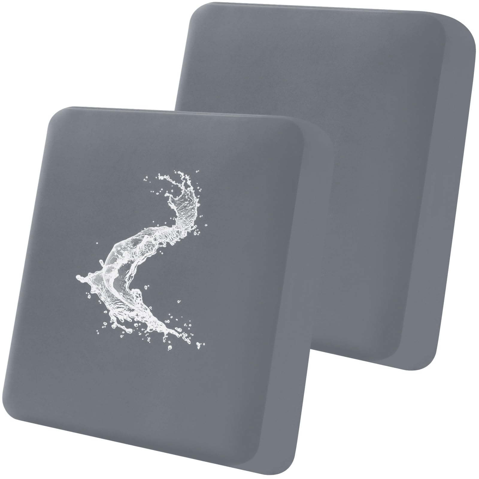 Smiry Waterproof Couch Cushion Covers, Stretch Washable Sofa Cushion Cover, Soft Sofa Slipcover Elastic Non-Slip Furniture Protector For Pets, Kid (2 Pack, Dark Grey)