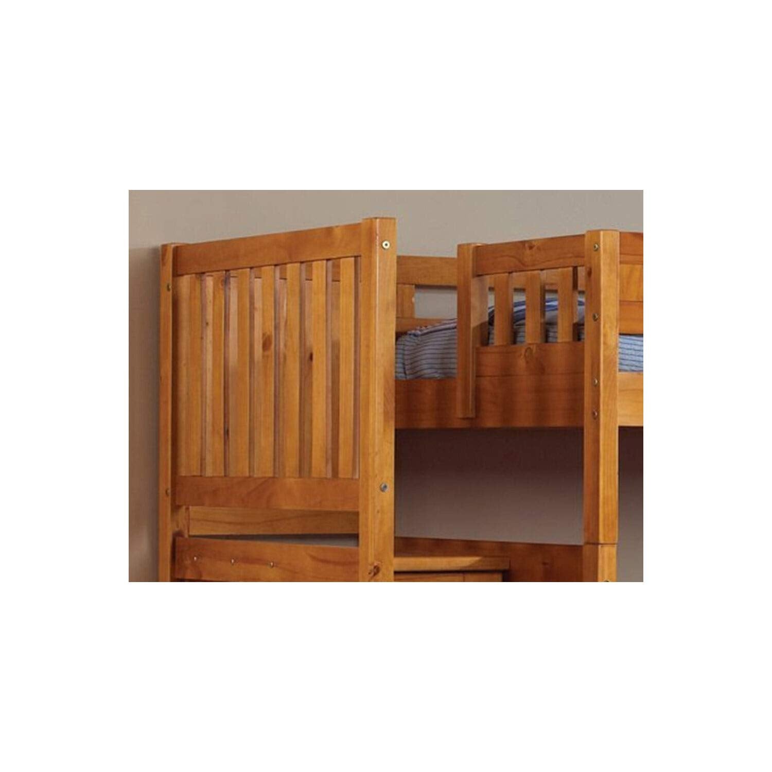 American Furniture Classics Mission Staircase Honey Bunk Bed - Thumbnail 2