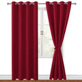 Hiasan Blackout Curtains For Bedroom, 52 X 84 Inches Long - Thermal Insulated & Light Blocking Window Curtains For Living Room,