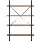 Lorell Soho Bookcase, 57.5" X 39.4" X 11.8"