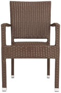 Safavieh Outdoor Living Collection Kelda Wicker Arm Chairs