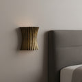 11 Gold Metal Corner Wall Light