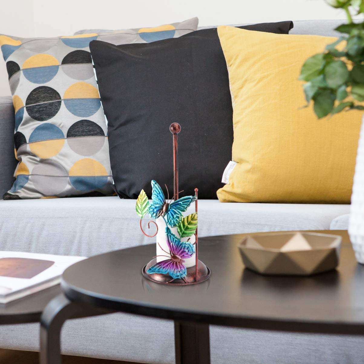 Paper Towel Stand Toilet Paper Holder Butterfly Tissue Paper Storage Holder Nordic Style Tissue Roll Organizer For Kitchen Bathr