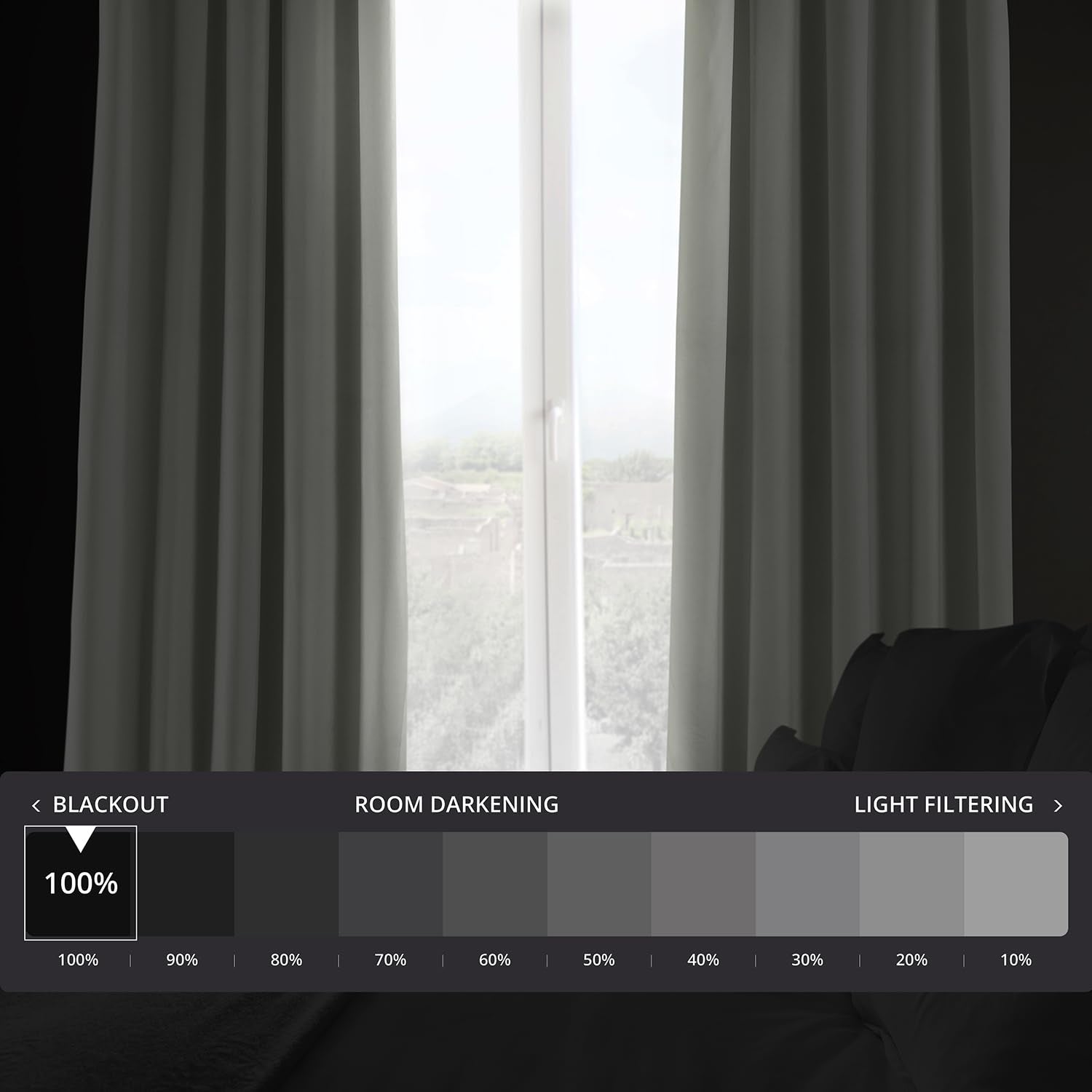 Hpd Half Price Drapes Signature Velvet Thermal Blackout Curtains For Living Room 108 Inch Long (1 Panel) Rod Pocket Insulated Blackout Curtains For Bedroom Window Curtains, 50W X 108L, Reflection Grey