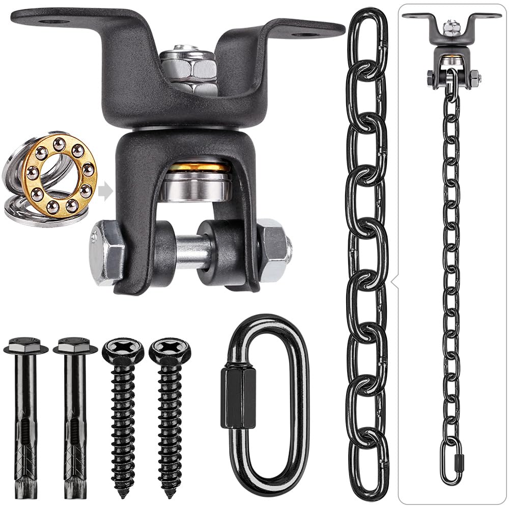 Benelabel Hanging Kits Hammock Chair Hardware, Heavy Duty Swing Hanger With Chain, Indoor Outdoor Playground Hanging Hammock Pun