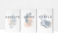 Office Wall Art - 3 Panel Motivational Wall Art, Inspirational Quotes Canvas Art for Home Office Wall Decor, Positive Quotes Wal