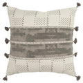 Donny Osmond 20" X 20" Down Filled Pillow With Cotton Canvas Cover-Charcoal