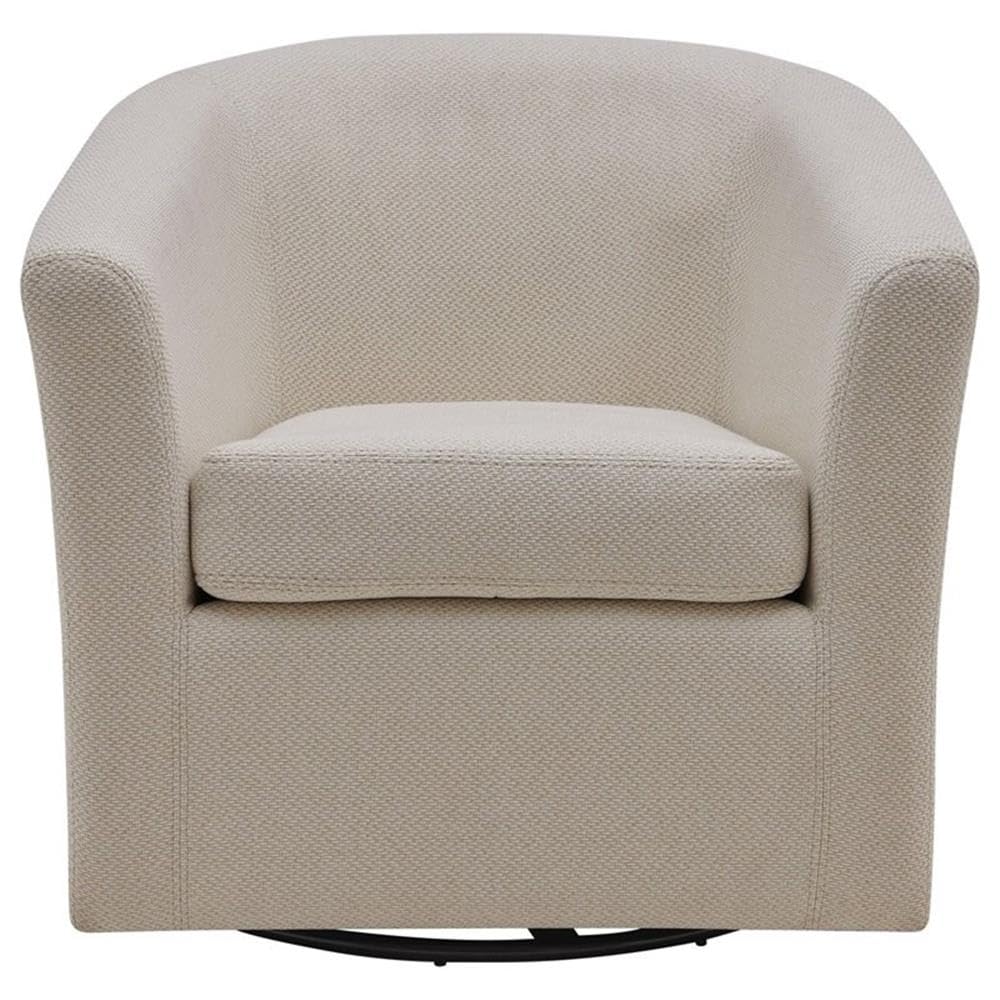 New Pacific Direct Hayden 17.5&Quot; Fabric Swivel Chair In Cardiff Cream
