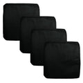 Flymei Patio Cushion Covers 20X20X2 Waterproof Outdoor Cushion Cover Replacement 4Packs Outdoor Seat Cushion Slipcover For Outdo