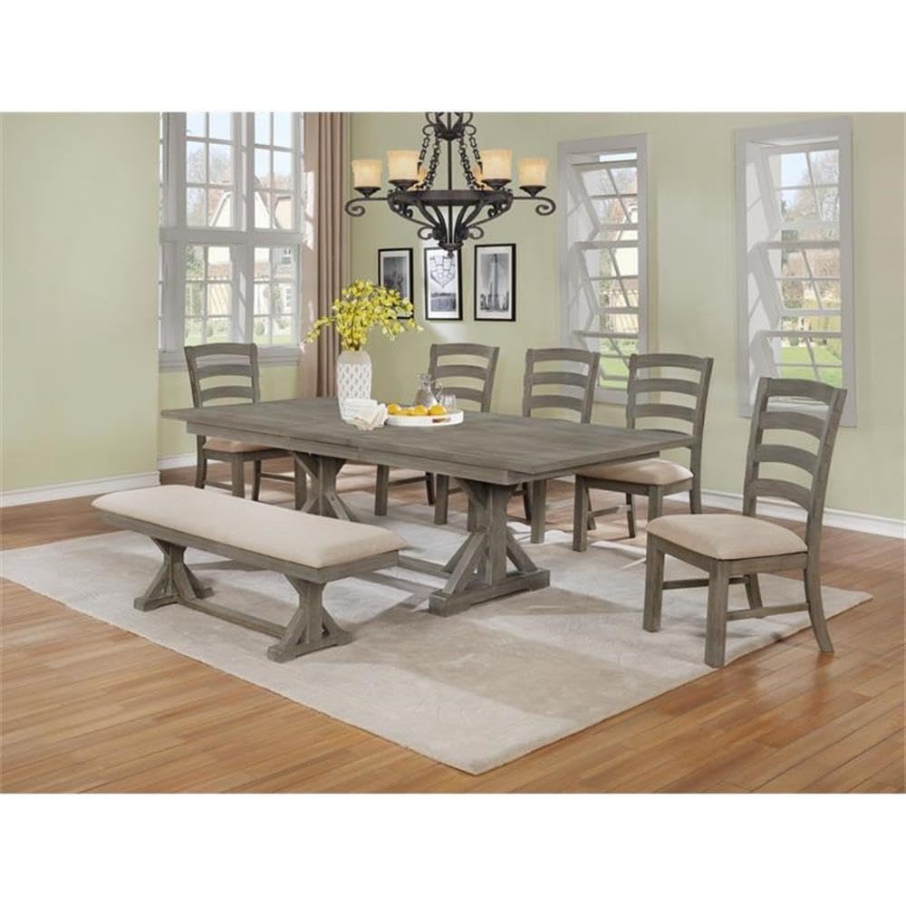 Best Quality Furniture Dining Bench (Single) Beige