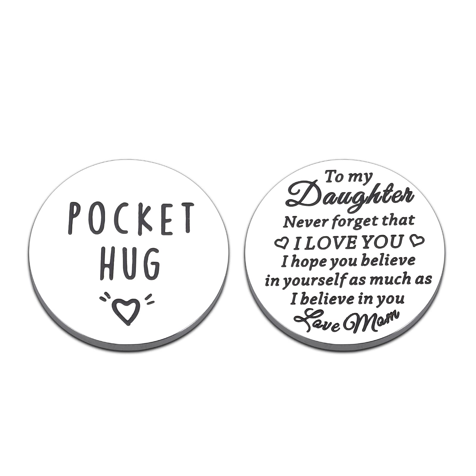 Valentine'S Day Gifts For Daughter-Pocket Hug Tokens, Teen Girl Valentines Gift 16-18 Year Olds,Stress Relief Gifts For Women,Re