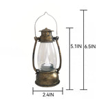 Reperla Mini Lanterns 6-Pcs Led Small Lanterns Decorative Indoor Outdoor Hanging Lantern Decorative Candle Lanterns Farmhouse De