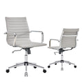 Luxmod Arm Chair, Ergonomic Swivel Desk Chair With Wheels, Adjustable Heavy-Duty Office Chair For Home And Conference Room, Wide