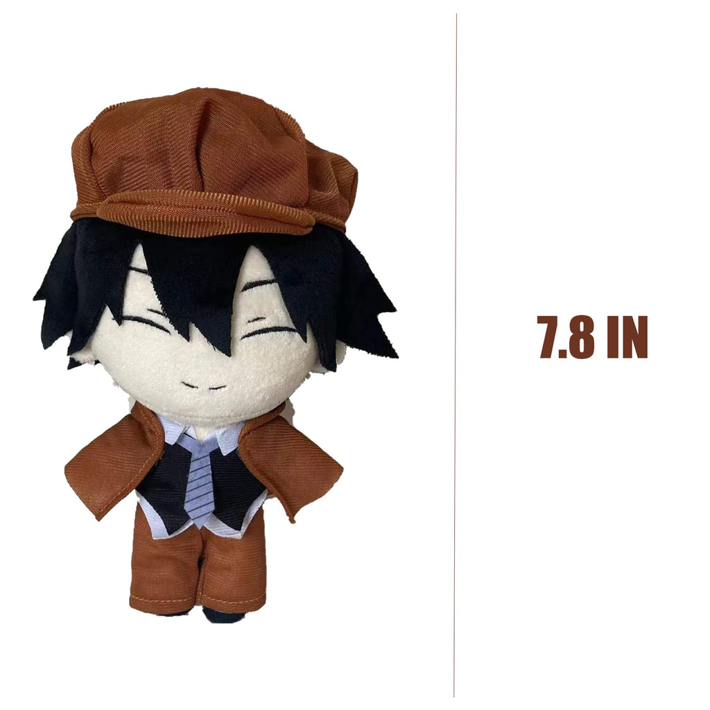 Kejodiy Bsd Plush Doll Anime Plush Animal Soft Cartoon Figure Toys Cushions Pillows Gifts 7.8 Inches