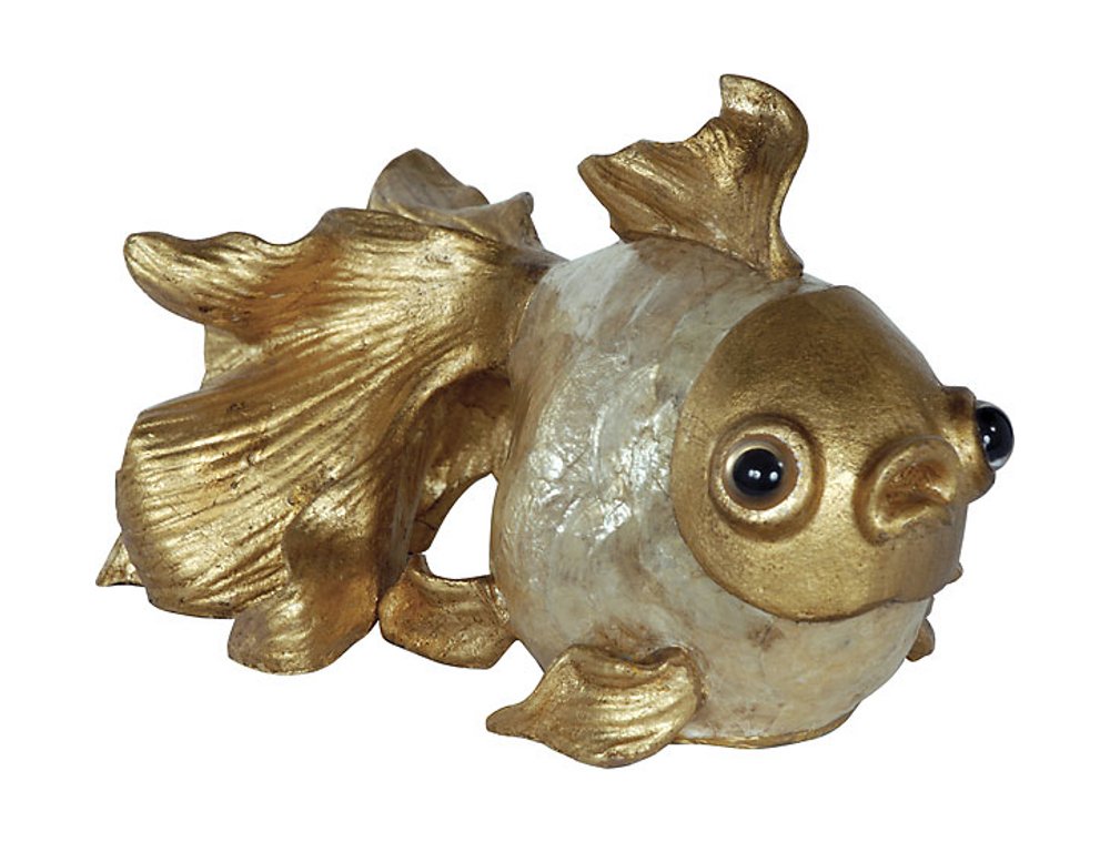 Timeless Reflections By Afd Home 10771415 Capice Goldfish Statuette