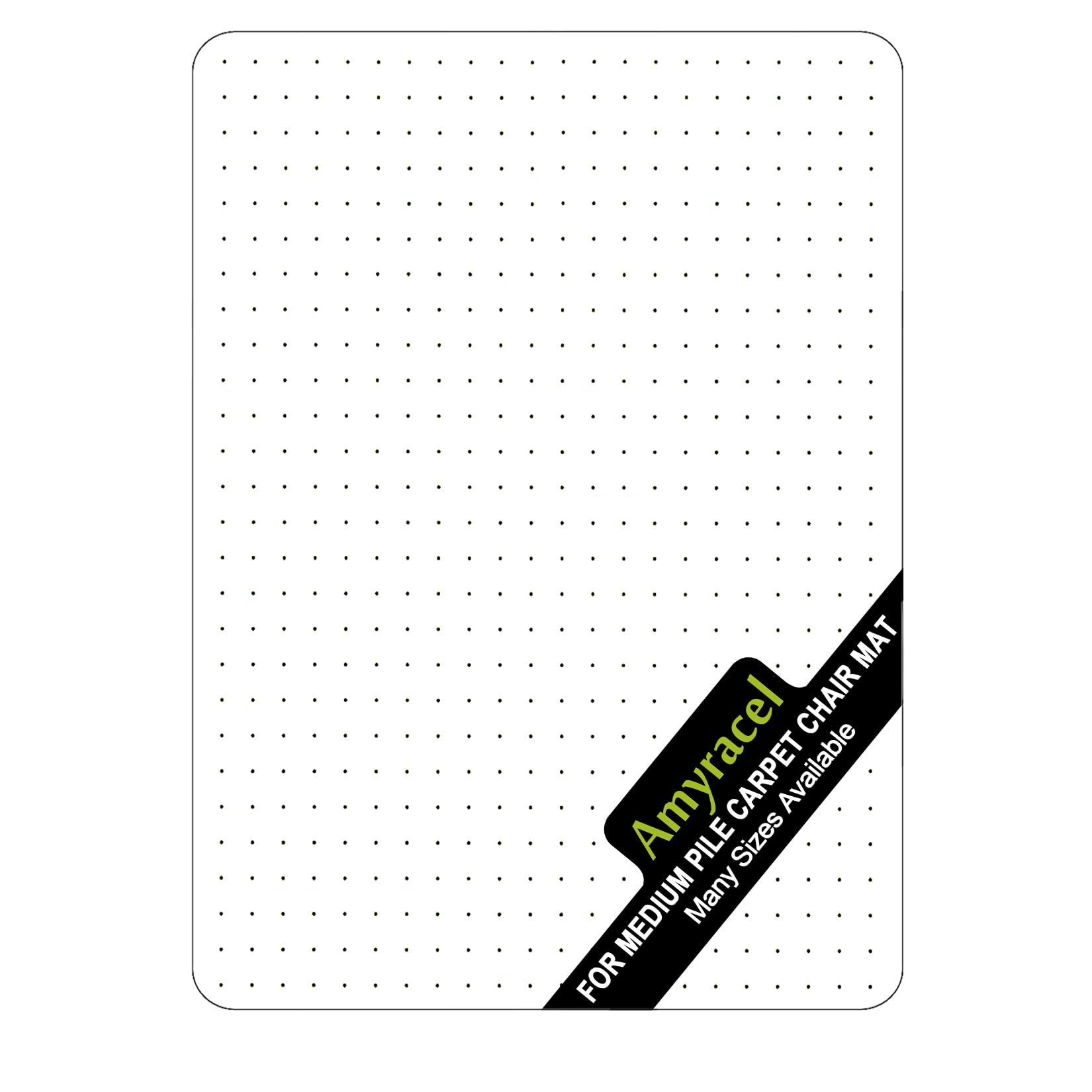 Amyracel Large Office Chair Mat For Low Pile Carpet, 55' X 35' Thick Computer Desk Office Floor Mat For Carpeted Floors, Easy