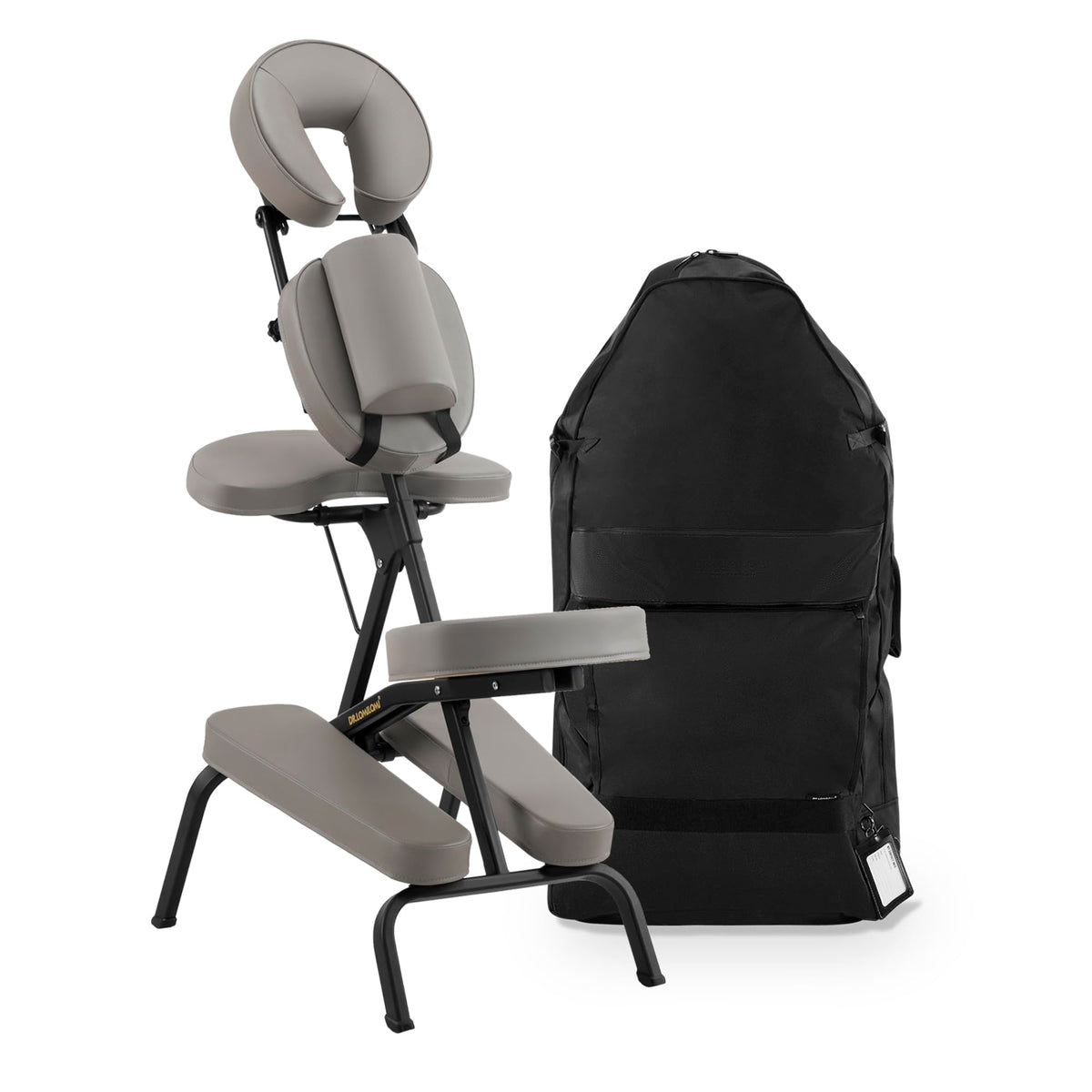 Portable Massage Chair, Lightweight Folding Aluminum Chair, Grey