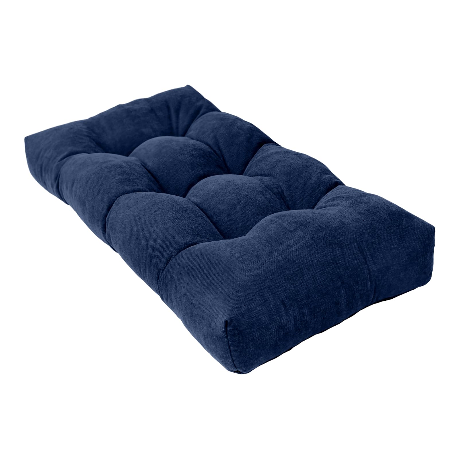 Rofiejox Bench Cushion 36 Inch - Chenille Fabric, High-Density Foam, Non-Slip Bottom, Soft Durable Indoor Tufted Long Seat Cushi