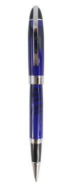 Sipliv Classic Smooth Rollerball Pen 517, Black Refills,Blue
