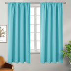 Bgment Rod Pocket Blackout Curtains For Bedroom - Thermal Insulated Room Darkening Curtain For Living Room, Light Camel, 52 X 63 Inch, 2 Panels