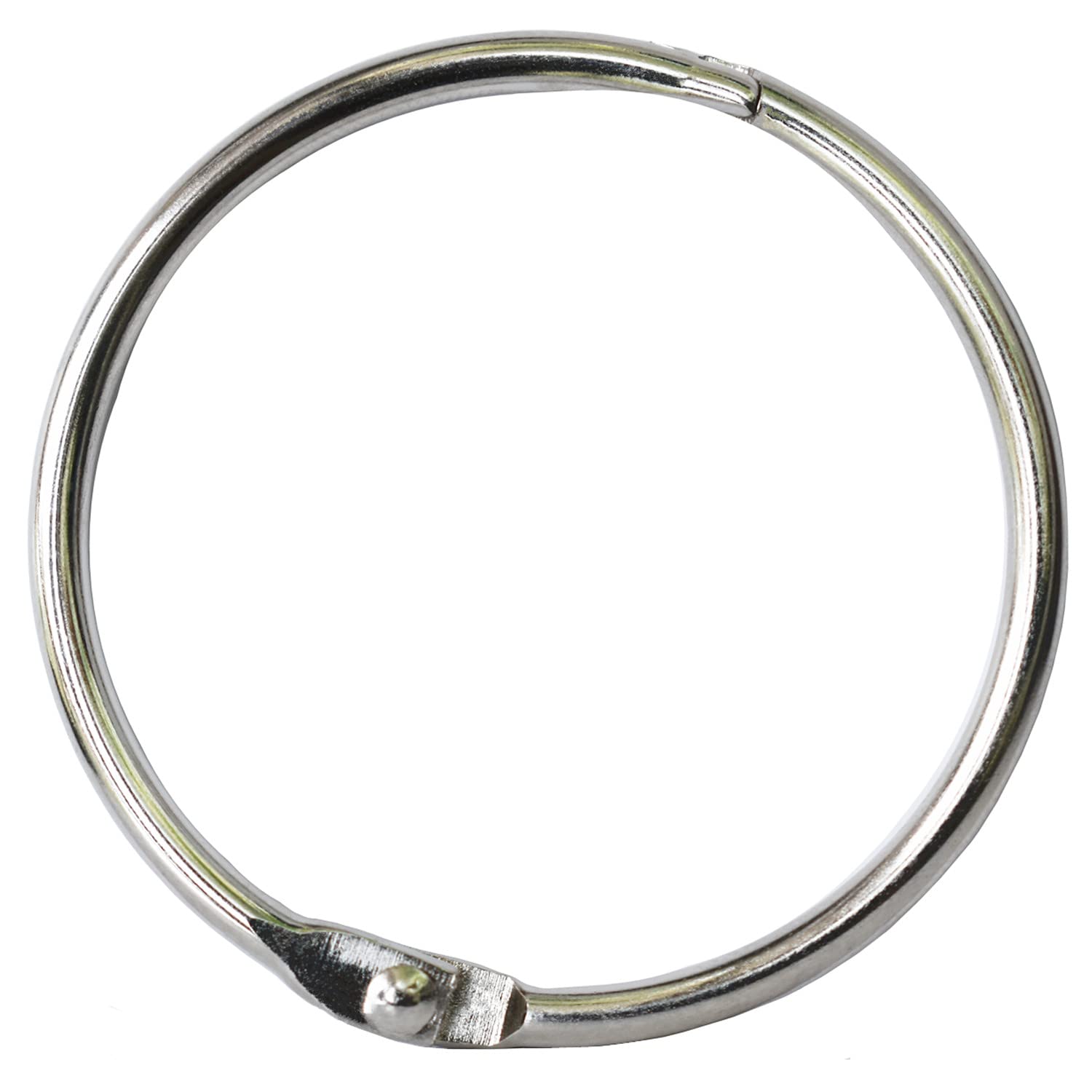 Book Binder Rings 2 Inch Office Loose Leaf Ring(20 Pack) Nickel Plated Silver