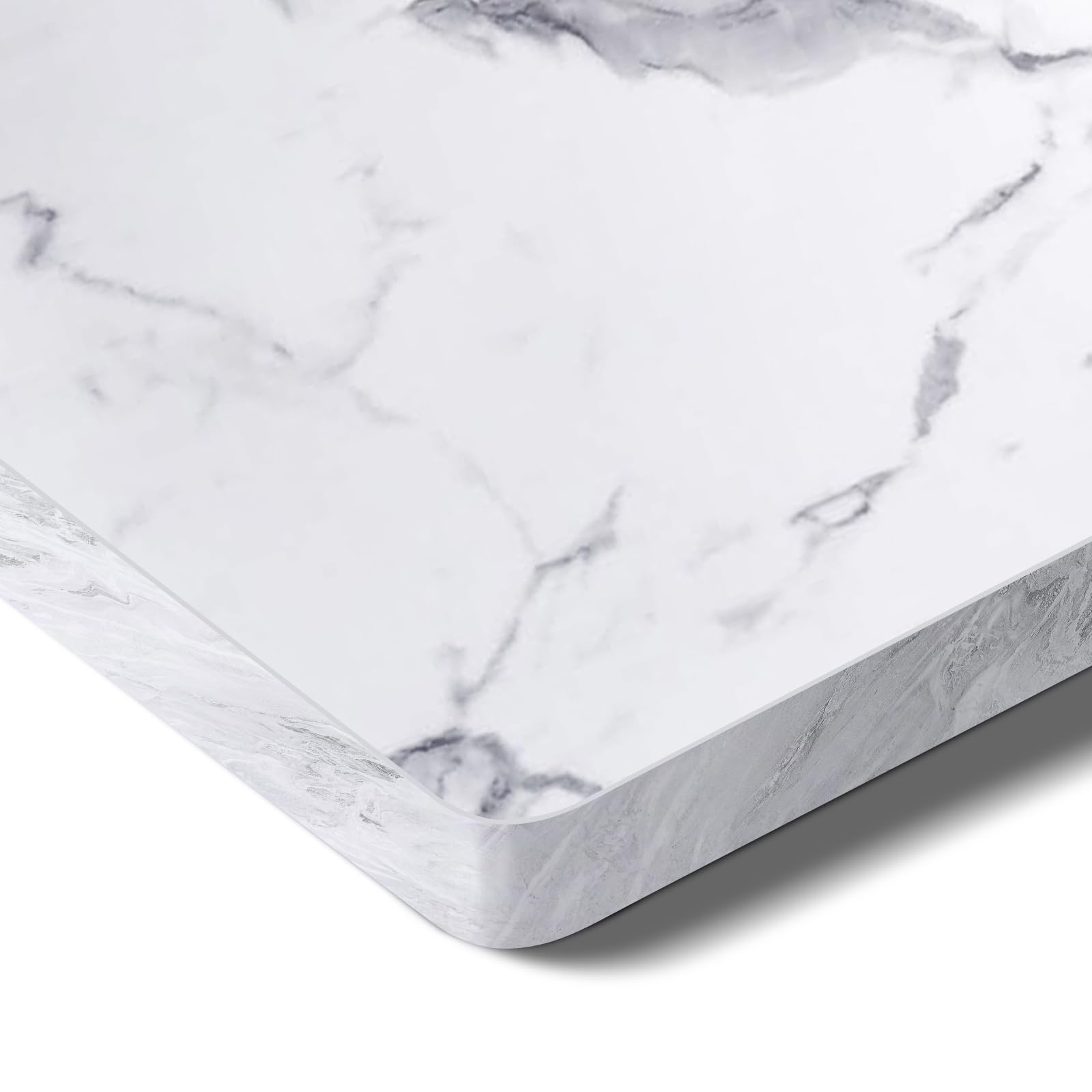 Sanodesk Whole-Piece Particle Board Table Top For Standing Desk And Home Office Desk Diy, 55X28X1 Inch Marble Grey Desk Top