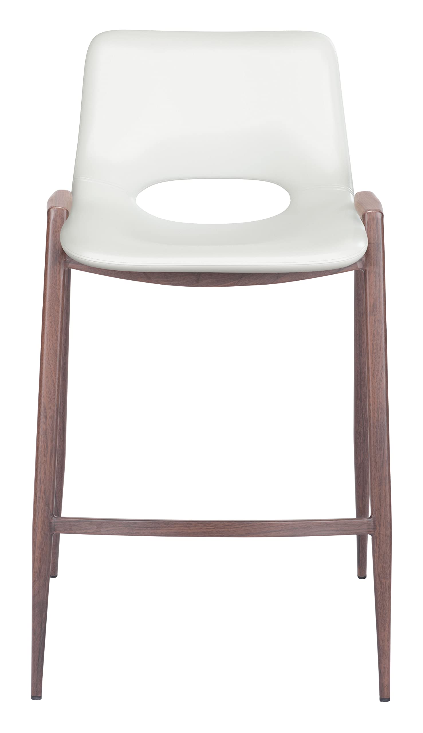 Zuo Modern Counter Chair (Set of 2) White Desi