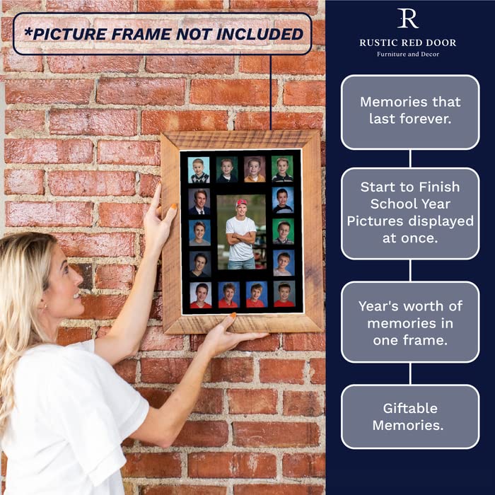 Rustic Red Door Co. Rrd Class Of 2037 Photo Mat (11    X 14   ) - Photo Collage Picture Frames Mat For School Pictures - School
